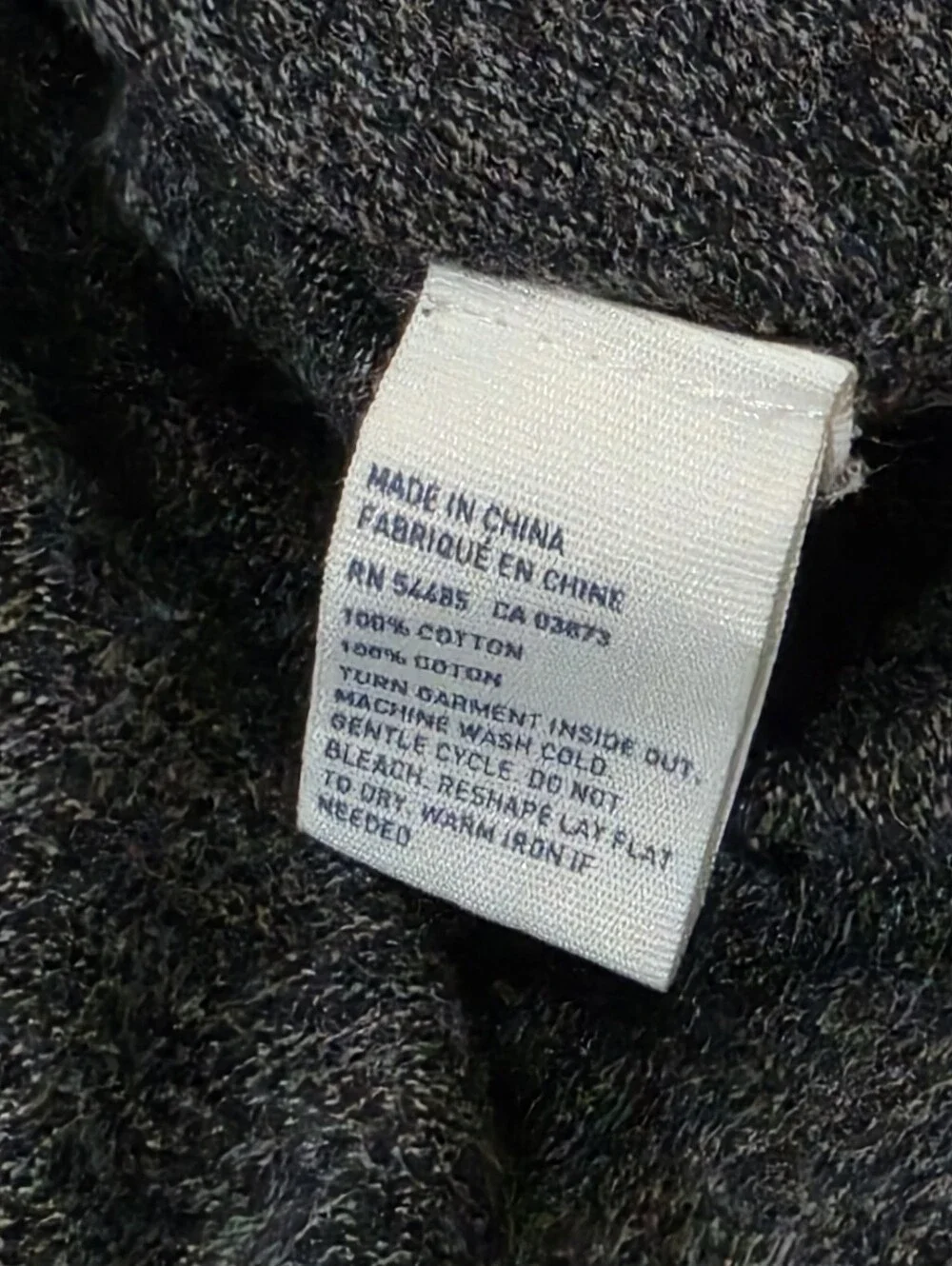 American Eagle Sweater Mens Large Grey Black Logo Classic Fit Fall Streetwear